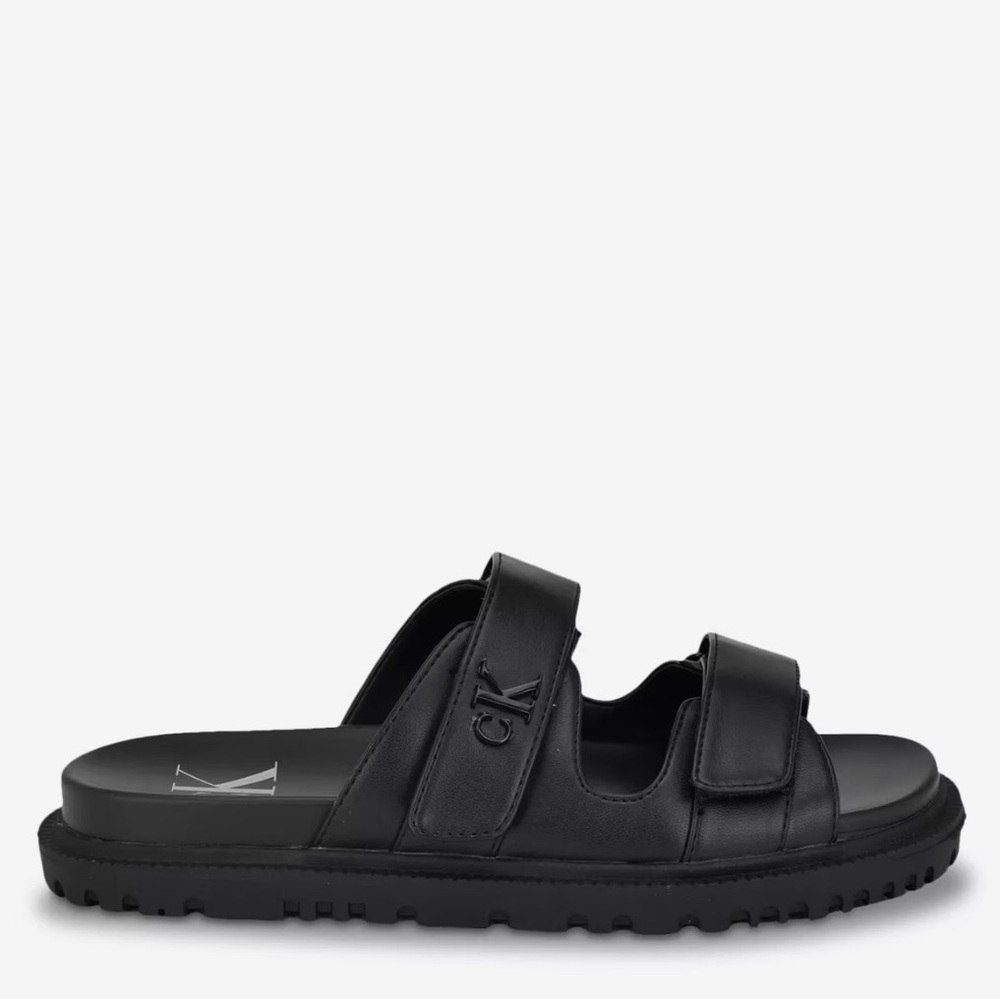 CALVIN KLEIN Black Slide Sandals
